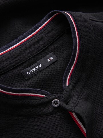 Ombre Regular fit Button Up Shirt in Black