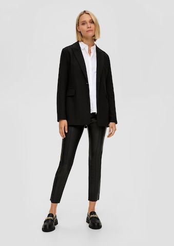 s.Oliver BLACK LABEL Skinny Trousers in Black