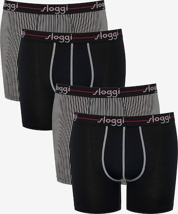SLOGGI Boxershorts 'Start' in Zwart: voorkant