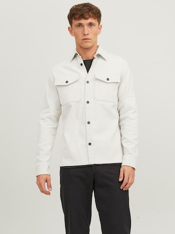 JACK & JONES Regular fit Between-Season Jacket 'Roy' in White: front
