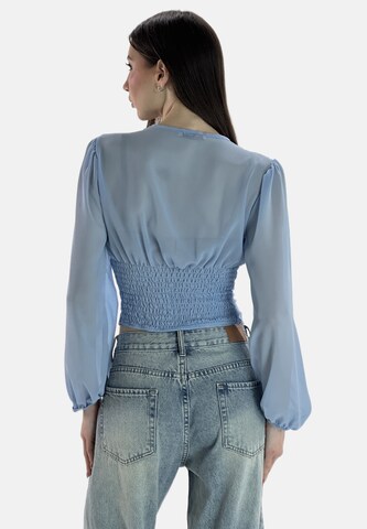 Elara Blouse in Blue