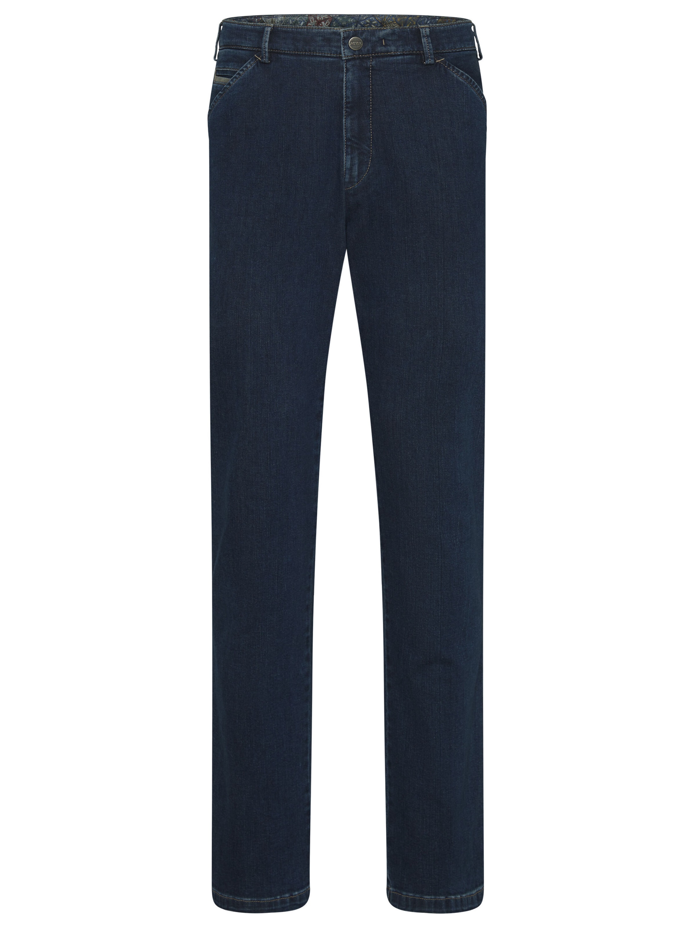 MEYER Regular Jeanshose in Blau: Vorderseite