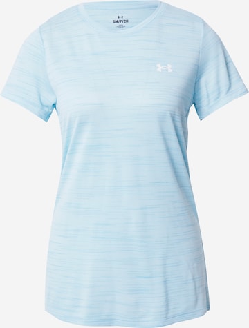 UNDER ARMOUR Functioneel shirt in Blauw: voorkant