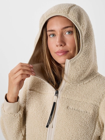SWEDEMOUNT Fleece jacket 'Lofoten' in Beige