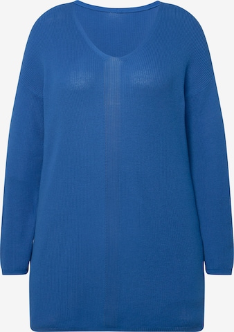 Janet & Joyce Sweater in Blue: front