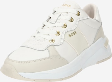 BOSS Black Sneakers 'Skylar' in White: front