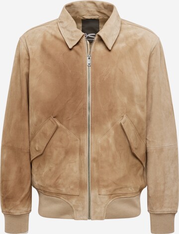 DENHAM Tussenjas in Beige: voorkant