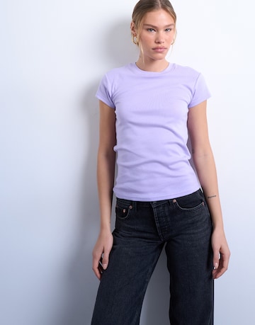 TOPSHOP Shirt 'EVERYDAY' in Purple: front