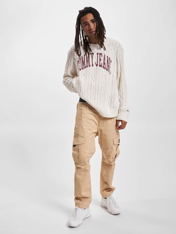 Tommy Jeans Trui 'Collegiate' in Beige