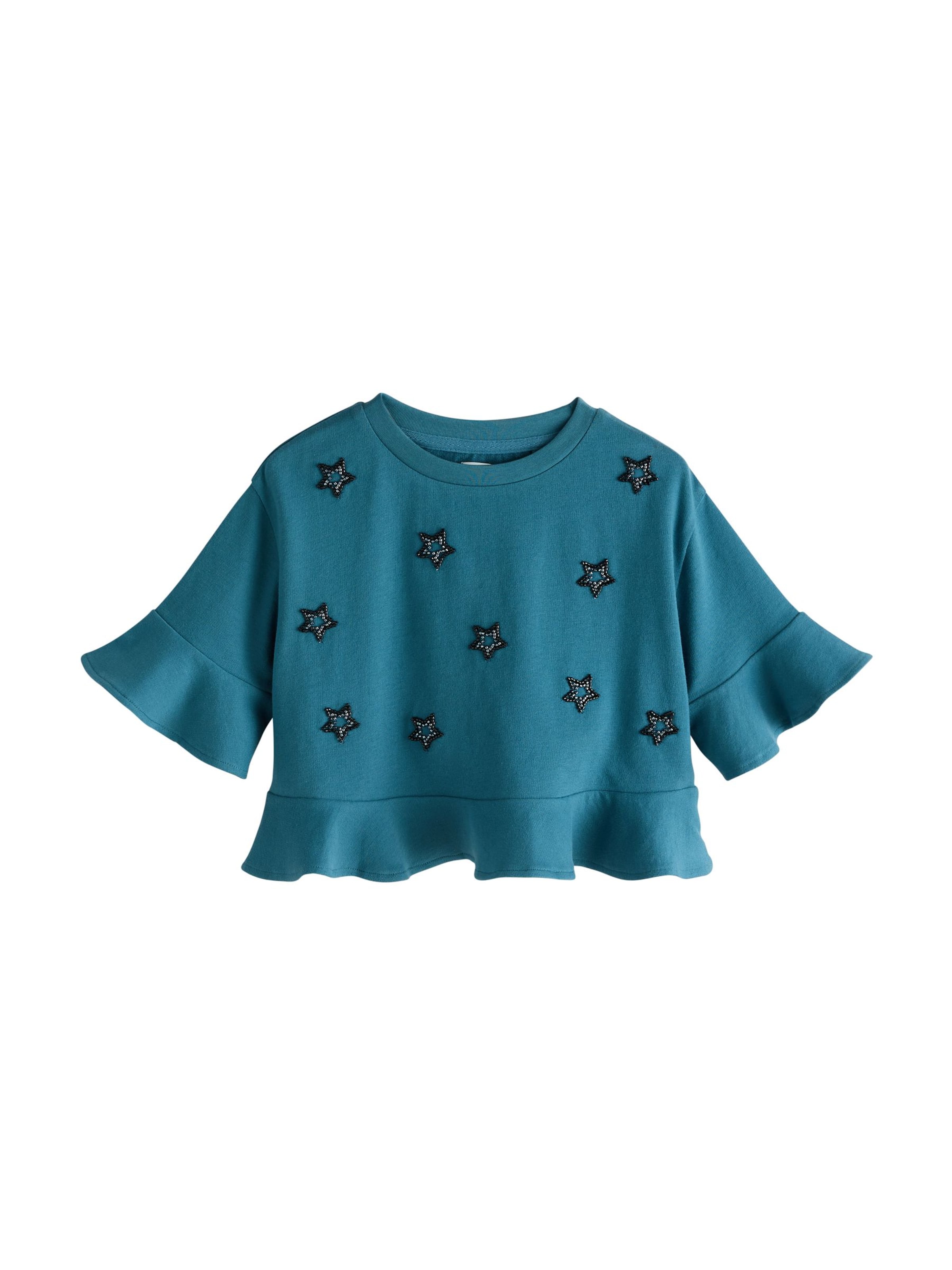 Next - Blusa en azul: frente