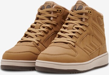 Hummel High-Top Sneakers in Brown