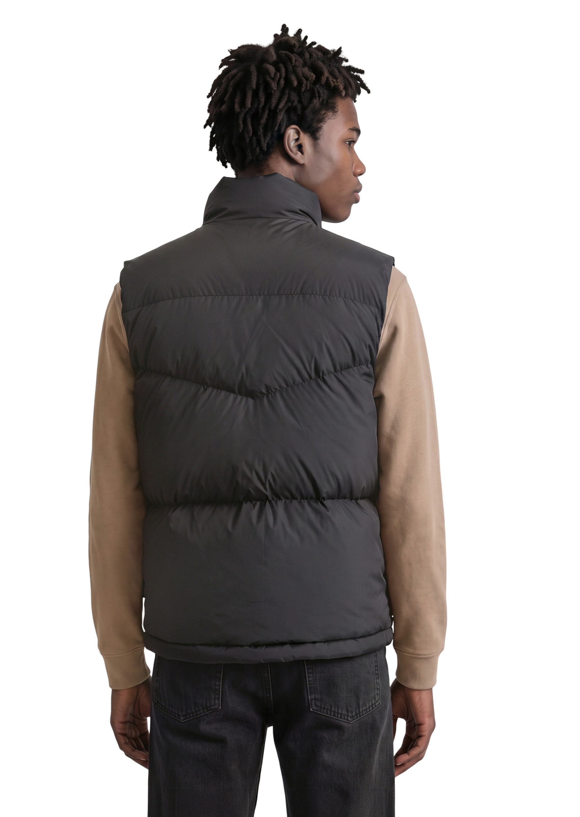 Gilet Marc O'Polo DENIM en noir : derrière