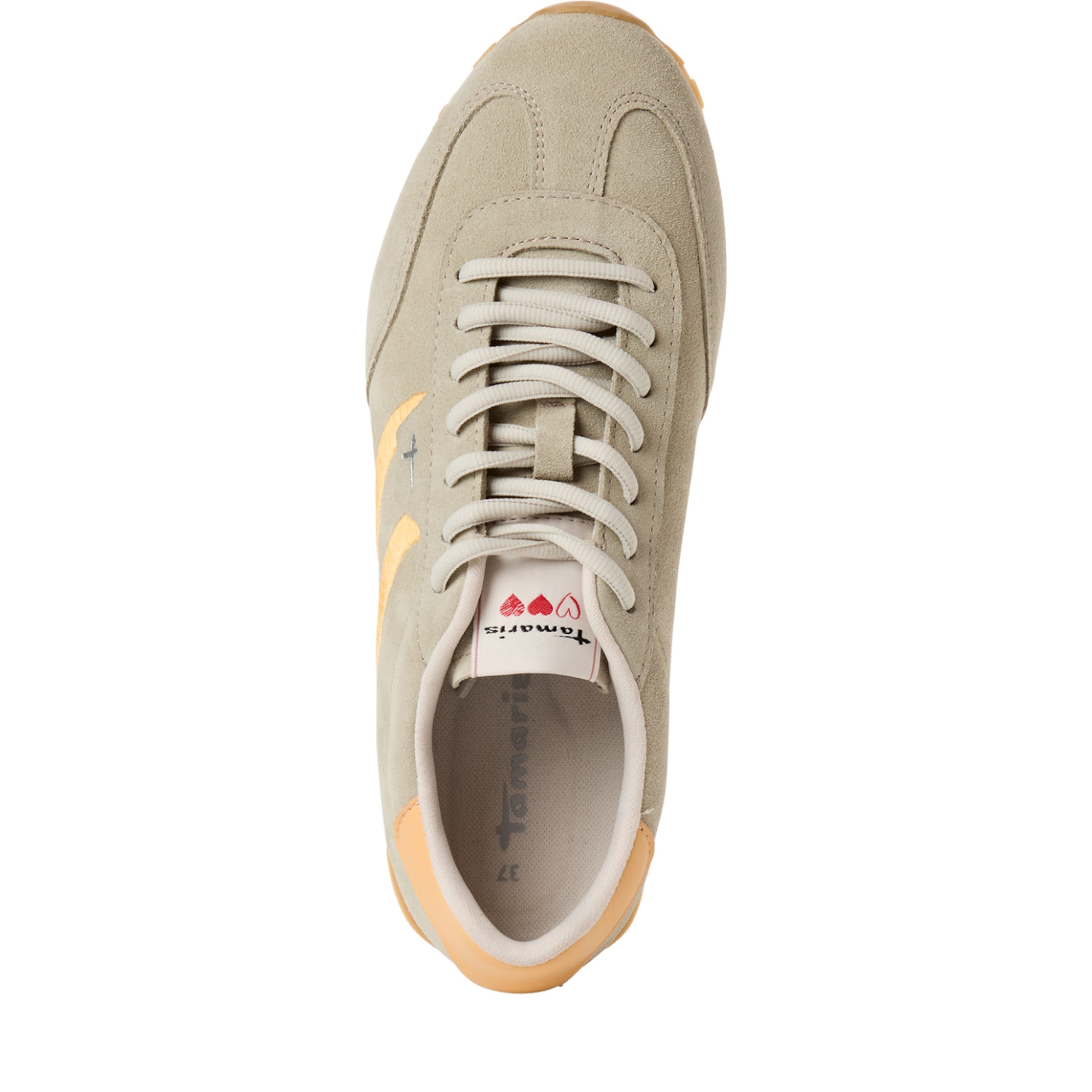 Tamaris Sneakers laag in Beige