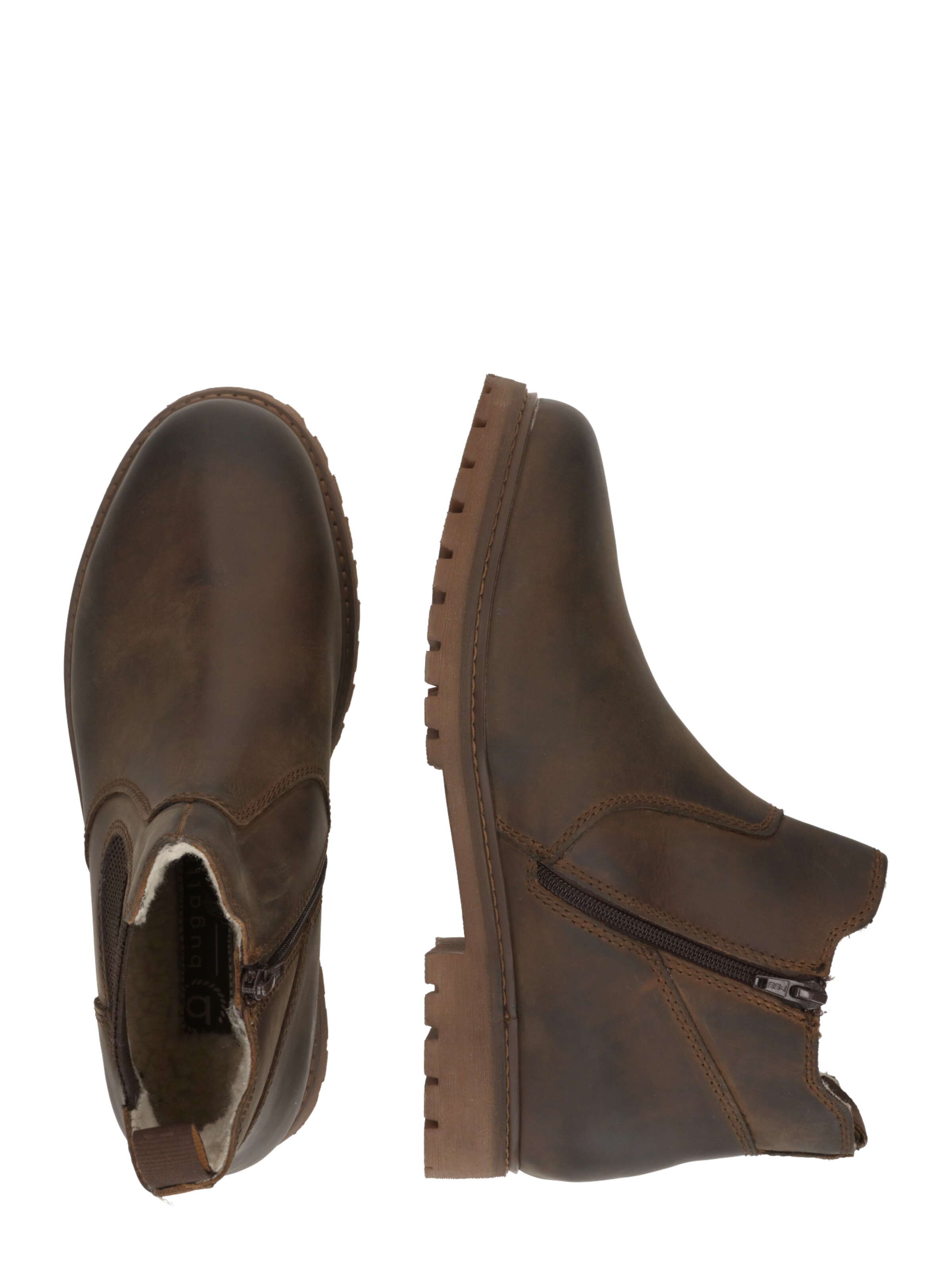 bugatti Chelsea boots i brun