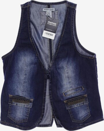 MANGO Vest in XS in Blue: front