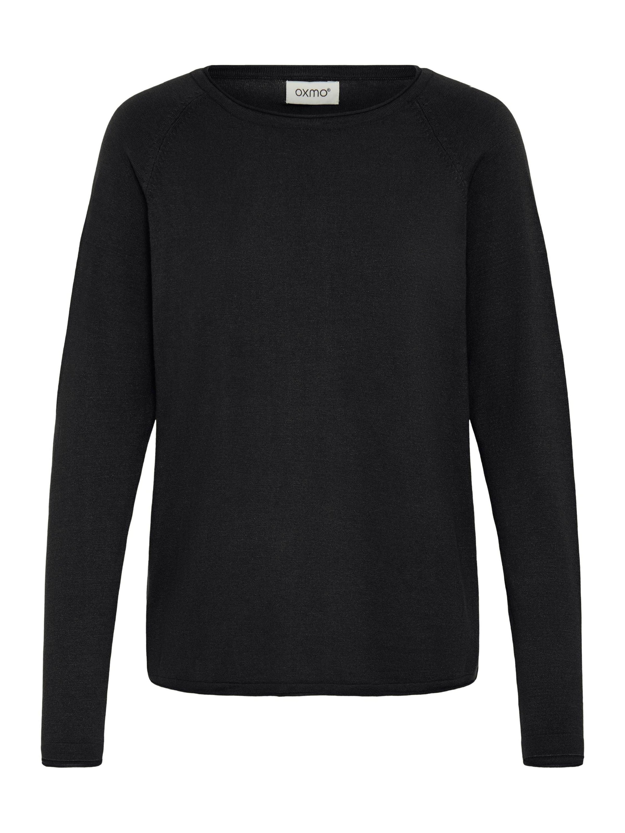 Pull-over 'FKEANA' Oxmo en noir : devant