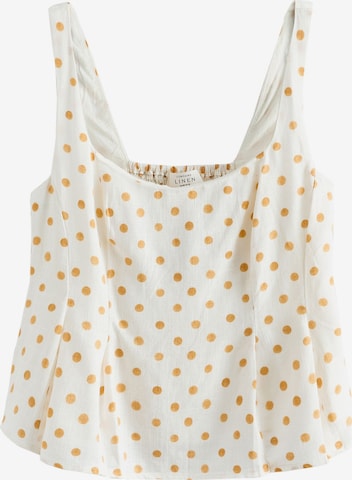 Top di Next in beige: frontale