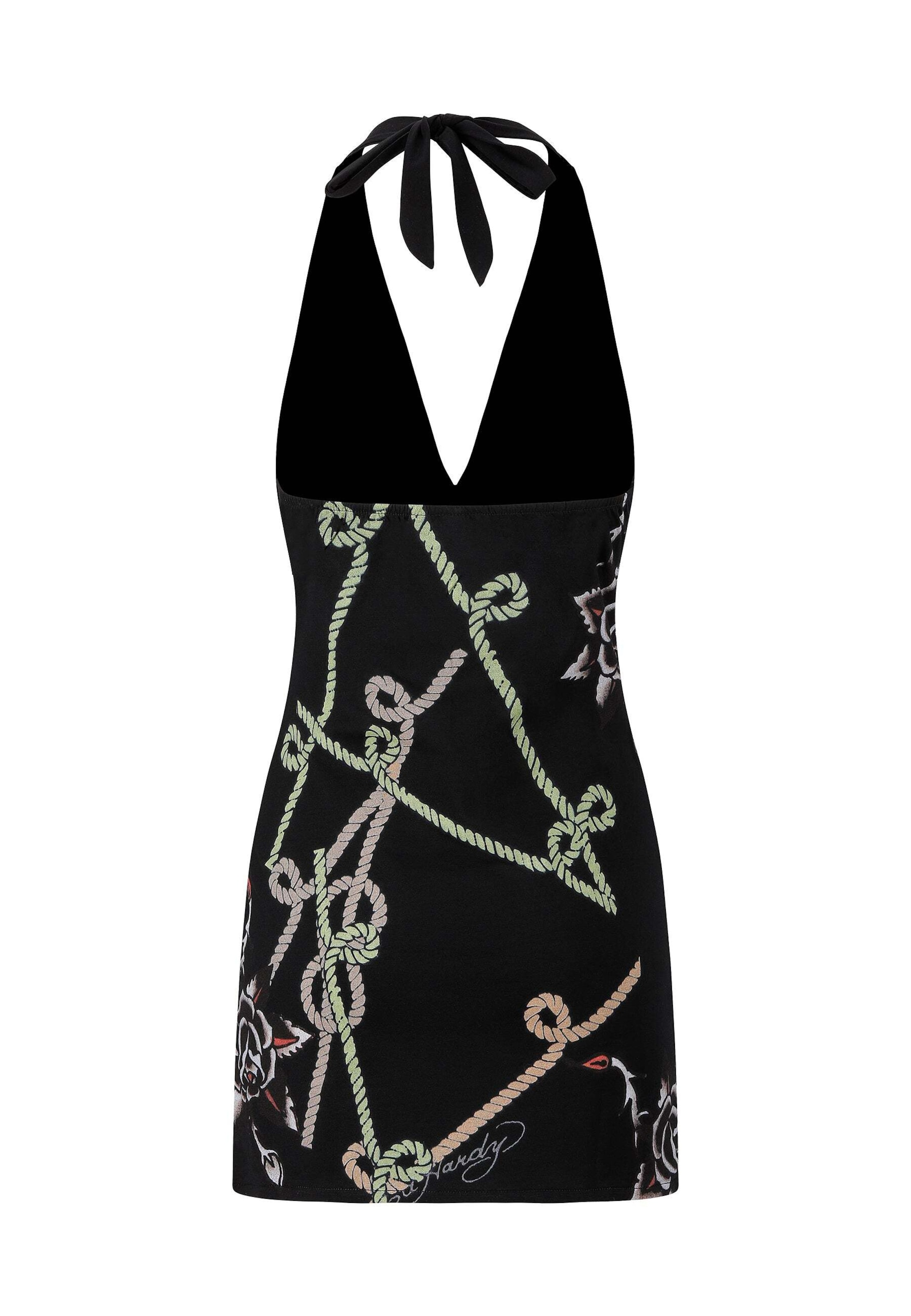 Ed Hardy Kleid 'Panther' in Schwarz