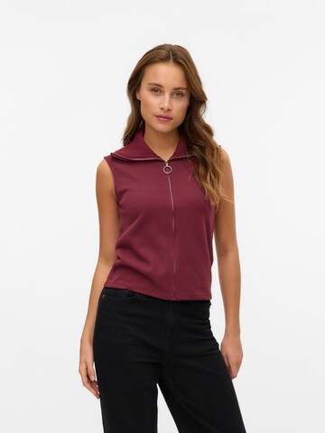 Haut 'DAPHNE' VERO MODA en rouge : devant
