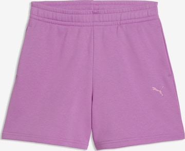 Regular Pantalon 'Essentials' PUMA en rose : devant