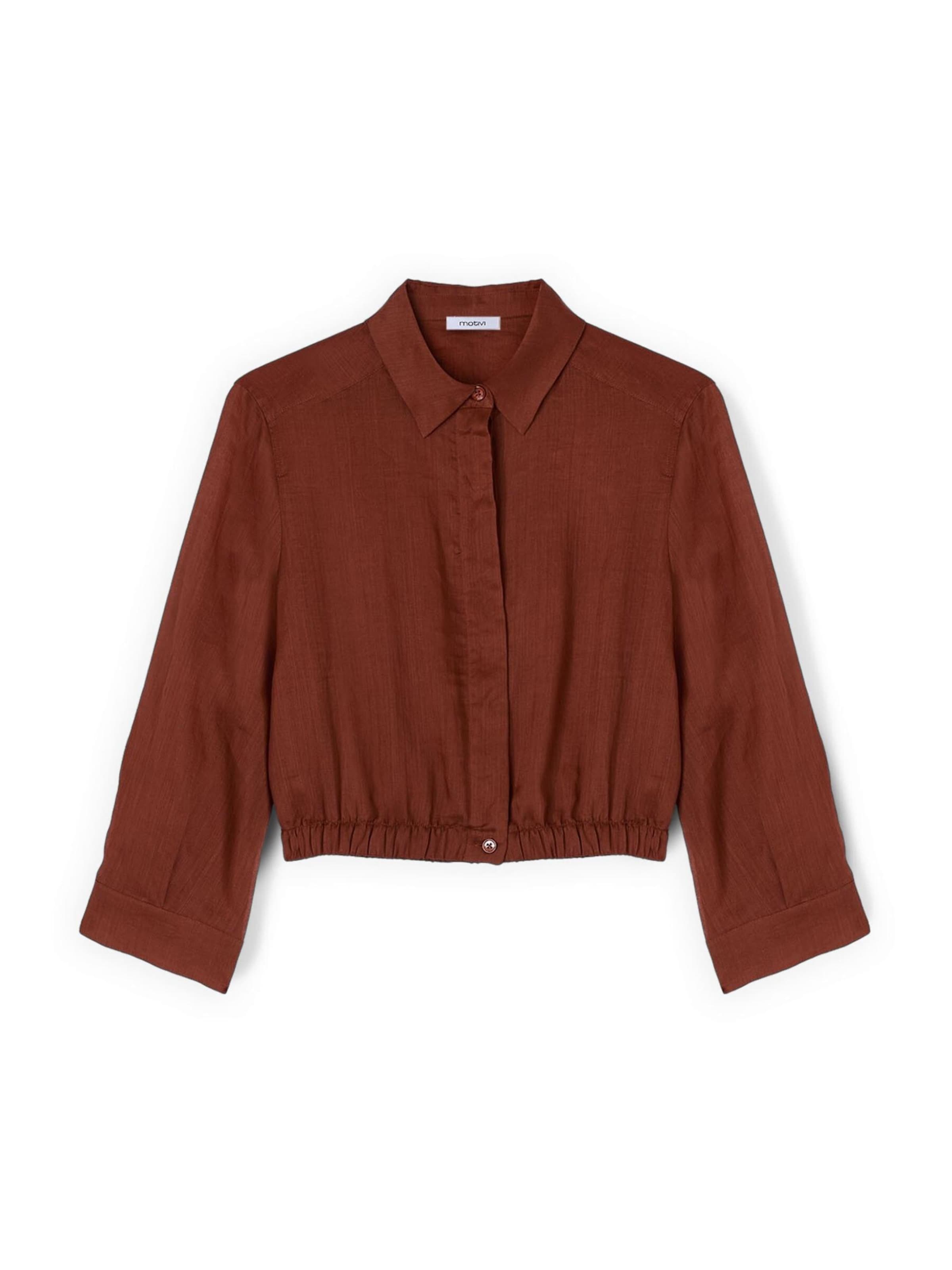 Camicia da donna di MOTIVI in arancione: frontale
