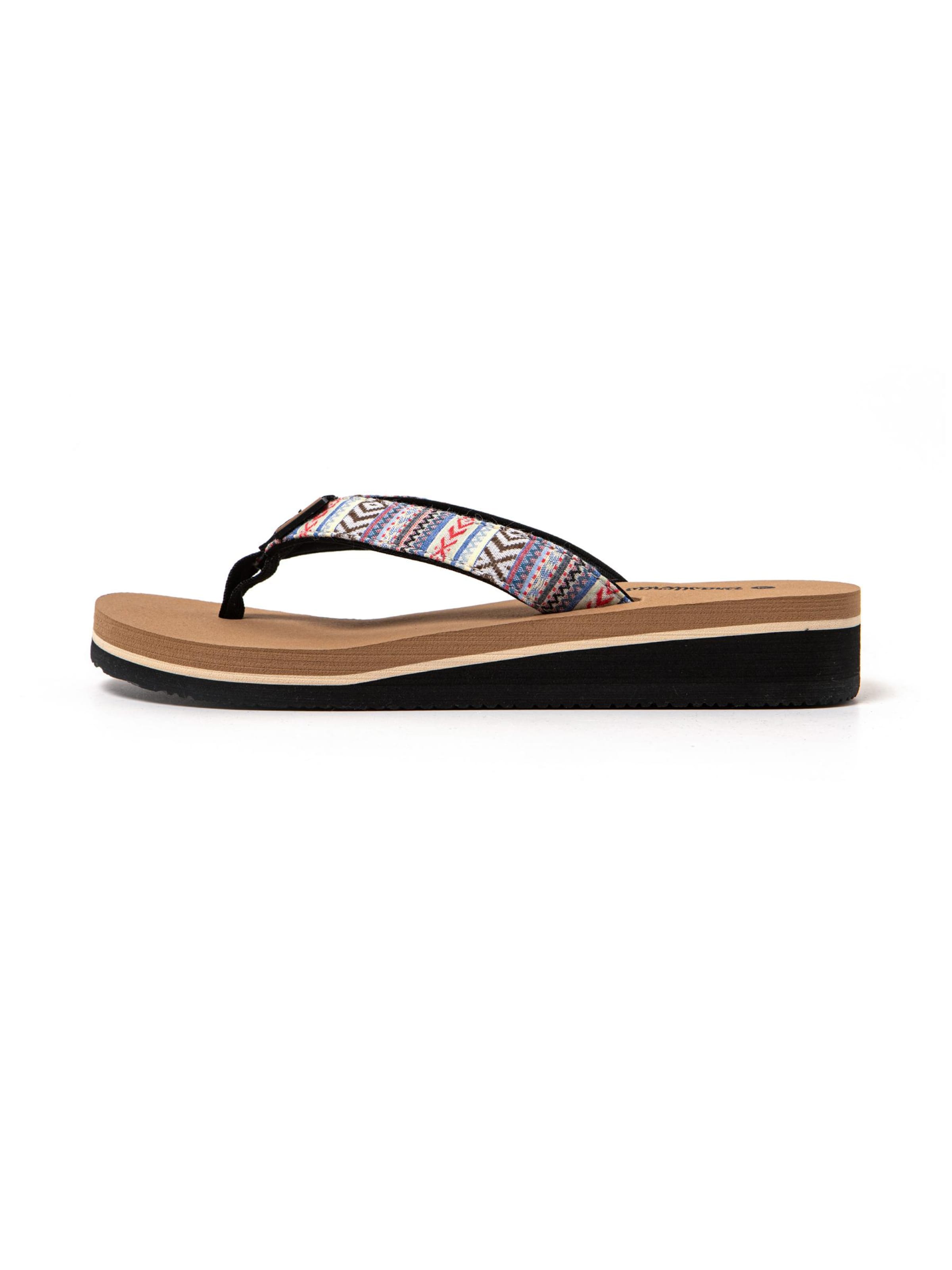Brasileras - Sandalias de dedo 'Maya' en beige: frente