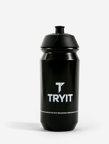 TRYIT Drinking Bottle '500ml' in Black: front