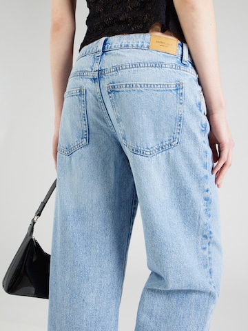 Gina Tricot Wide Leg Jeans in Blau