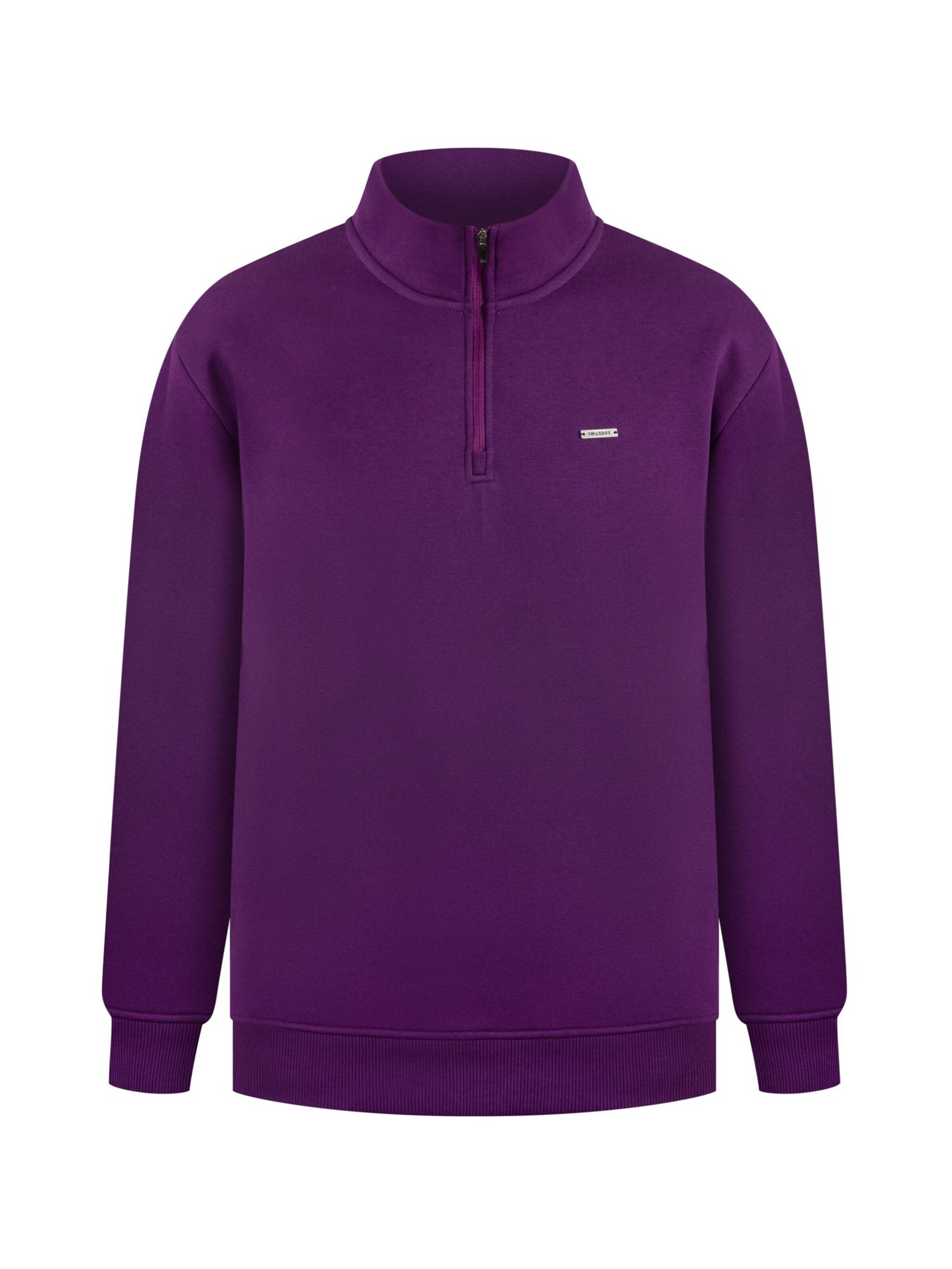 Veste de survêtement 'Jago' Smilodox en violet : devant