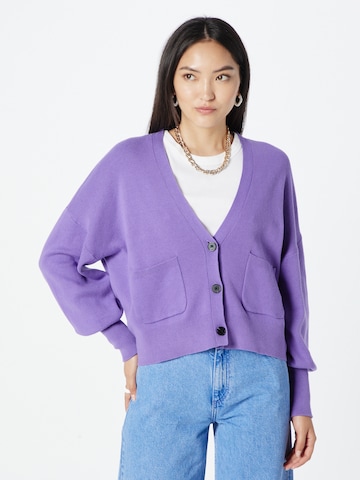 InWear Knit Cardigan 'Tenley' in Purple: front