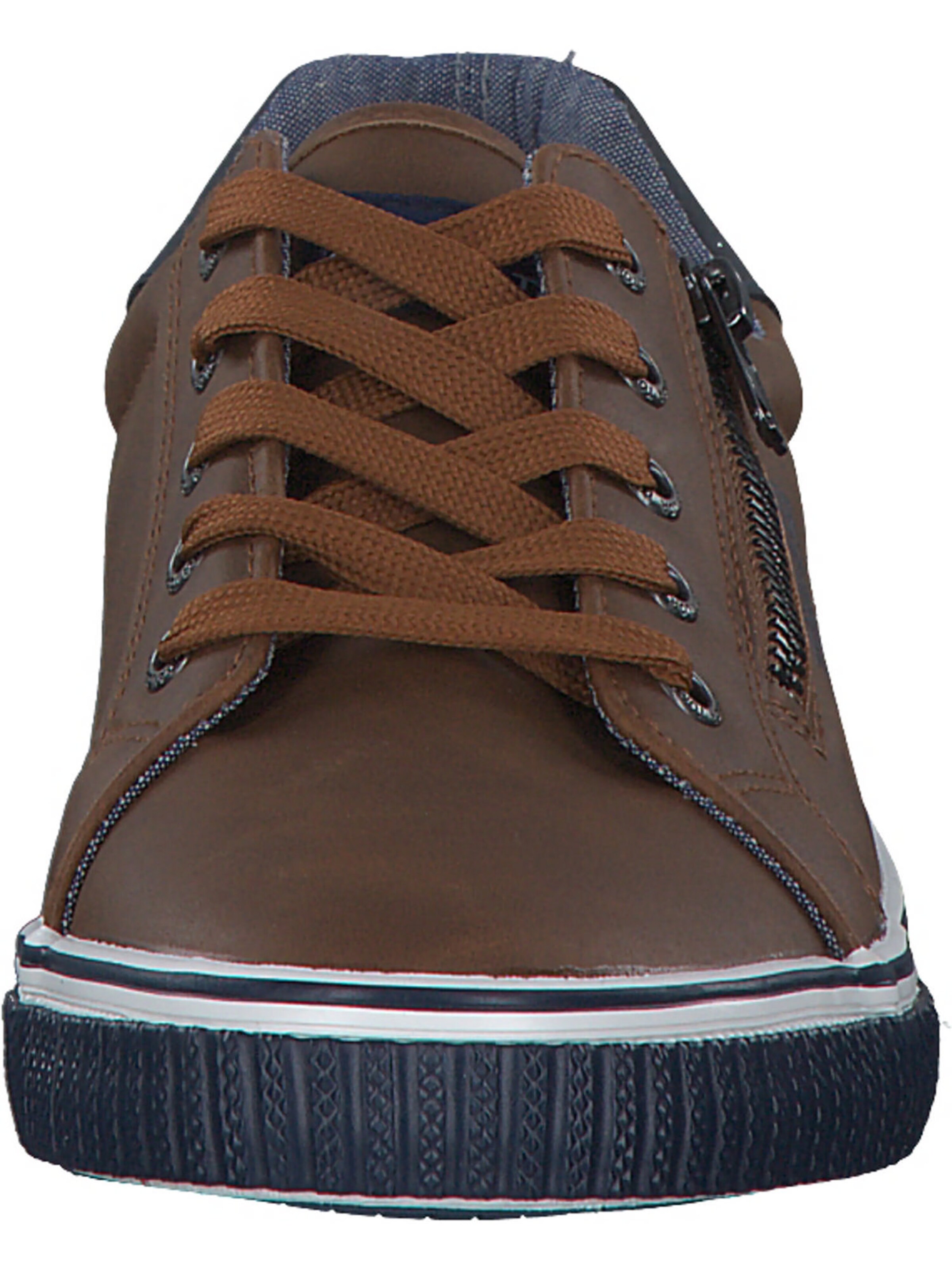 TOM TAILOR Sneaker in Braun