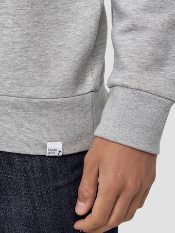 Sweat-shirt 'Feder' Mikon en gris