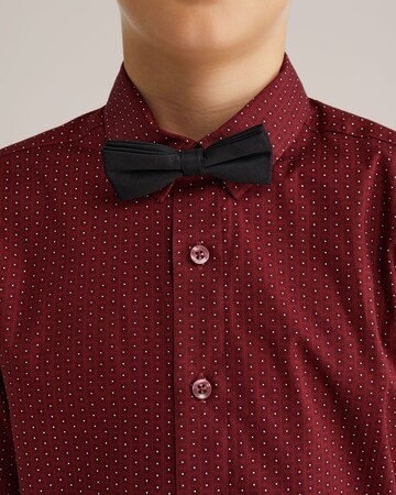 WE Fashion Regular fit Button Up Shirt in Red