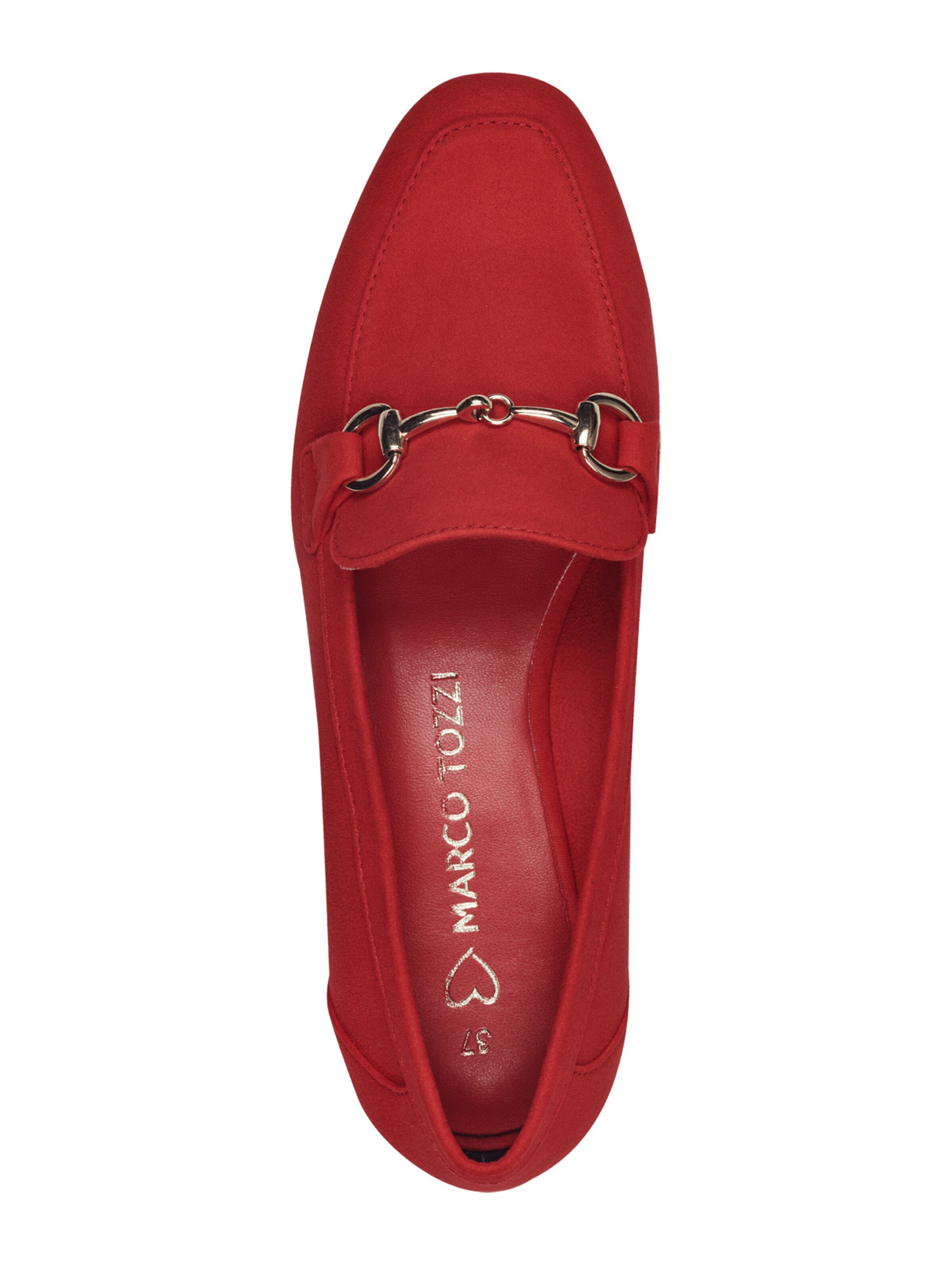 MARCO TOZZI Pantofle w kolorze czerwony