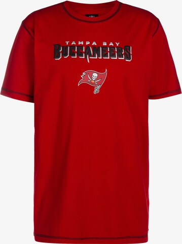 NEW ERA Shirt 'Tampa Bay Buccaneers' in Red: front