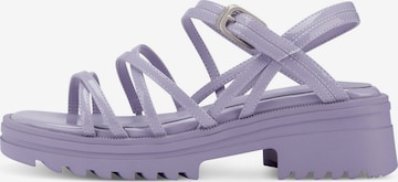 TAMARIS Sandalen met riem in Lila