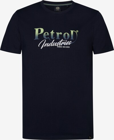 Petrol Industries Camisa ''Summerdrive' em navy / petróleo / verde néon / branco, Vista do produto