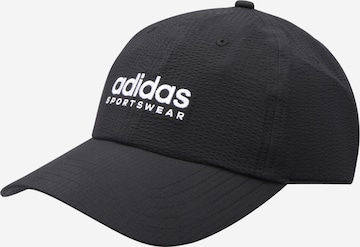 ADIDAS SPORTSWEARSportska šilterica 'DAD' - crna boja: prednji dio