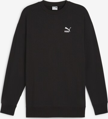 PUMA Athletic Sweatshirt in Black: front