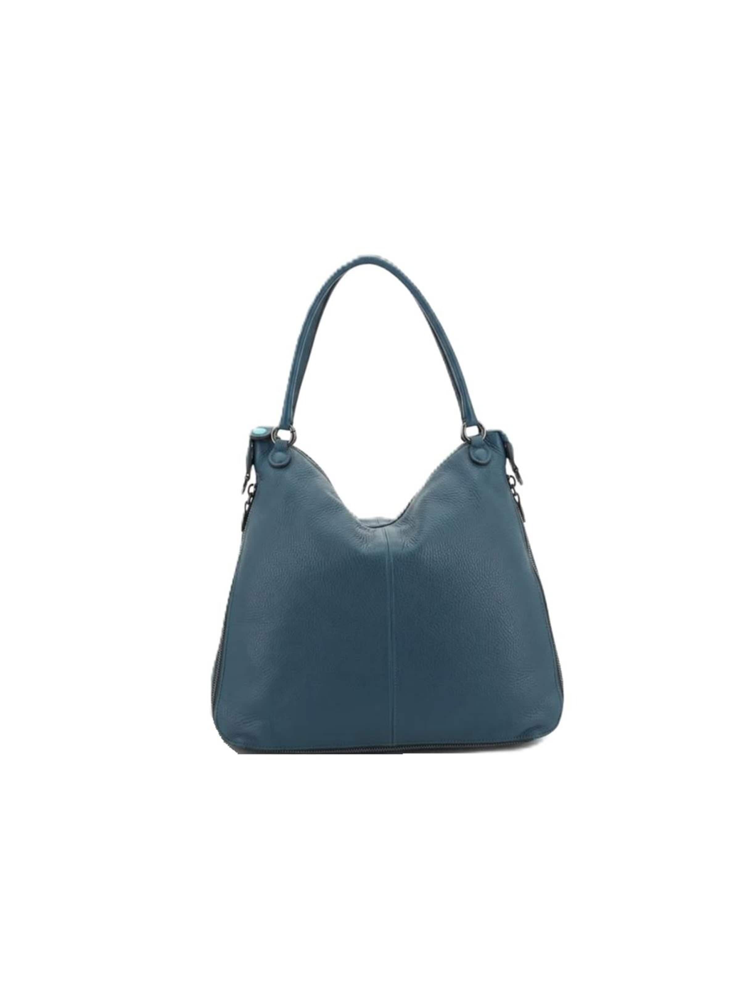 Shopper 'G14 Edgy large nero' di Gabs in verde: frontale