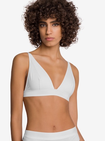 Wolford Triangle Bra in White: front