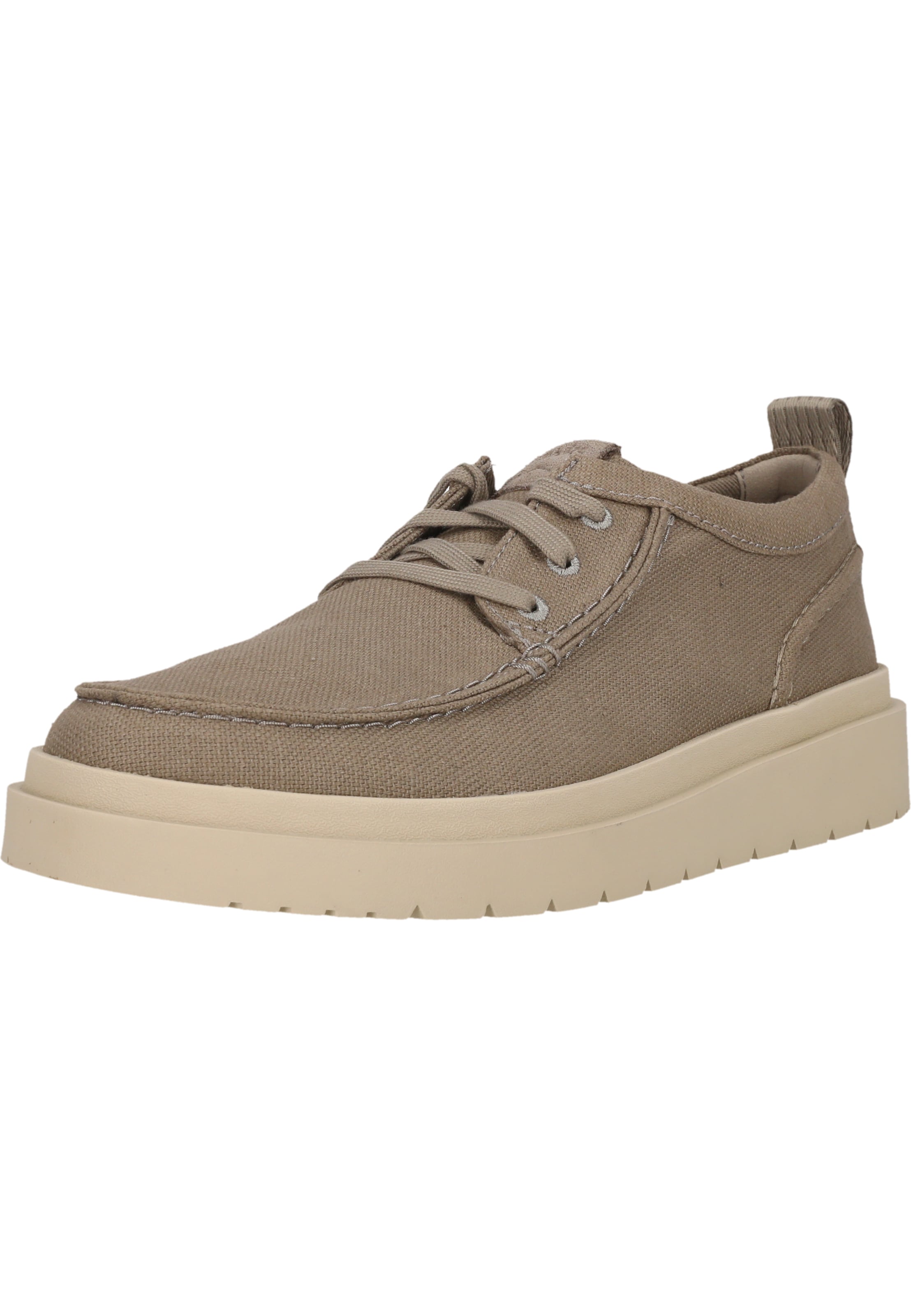 CLARKS Halbschuhe 'Polden Moc' in Grau: Vorderseite