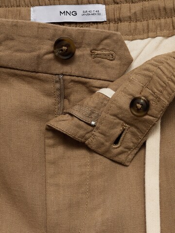 MANGO MAN Tapered Trousers 'Romelino' in Brown