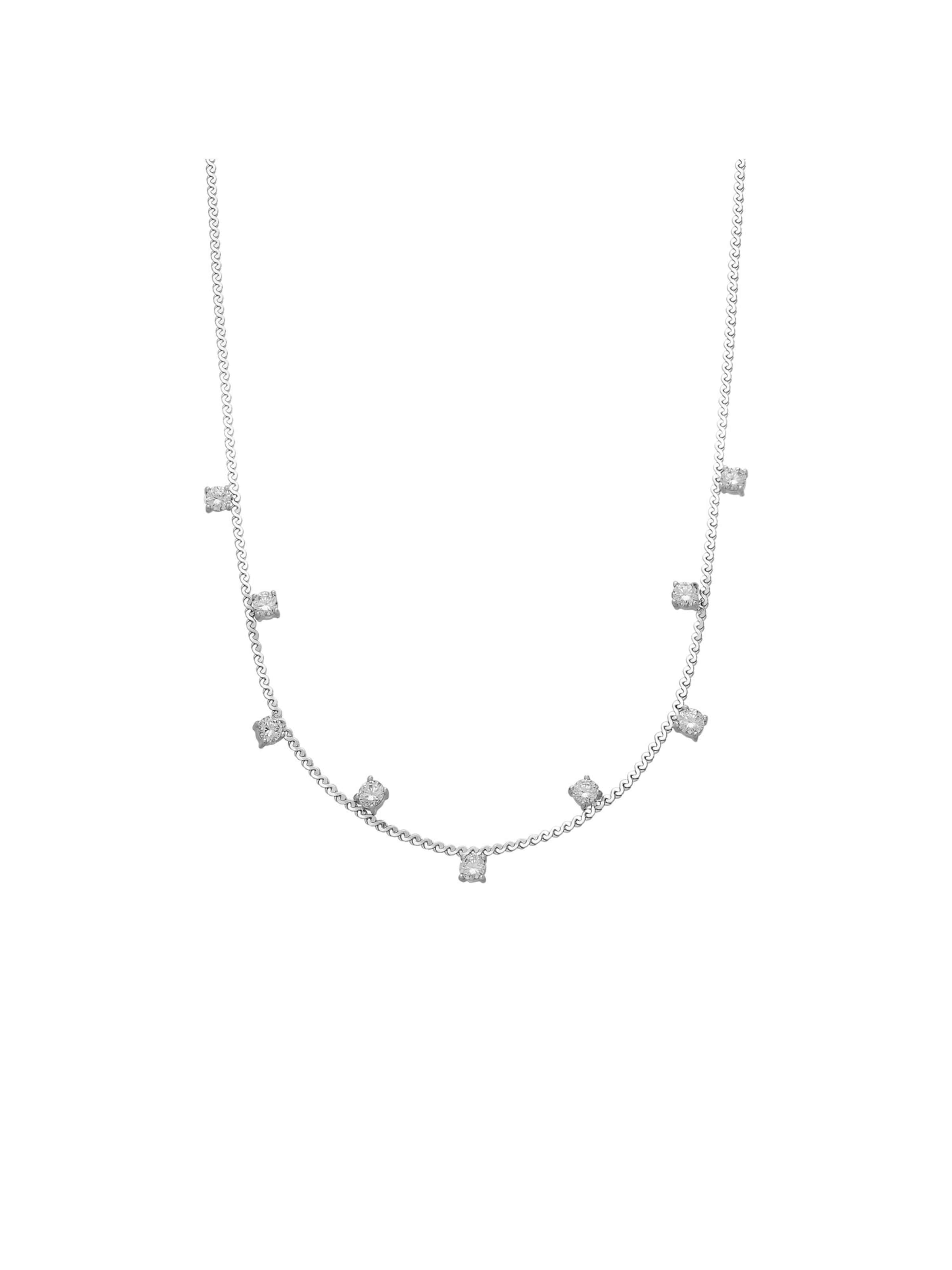Lucardi Necklace in Silver