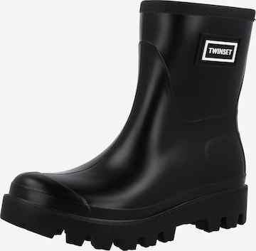 Twinset - Botas de lluvia en negro: frente