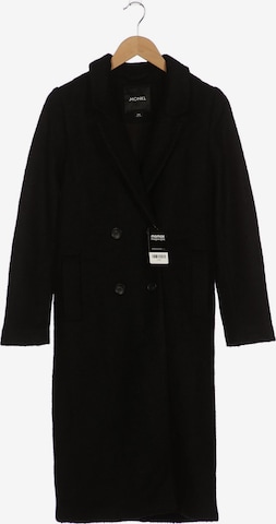 Monki Mantel XXS in Schwarz: Vorderseite