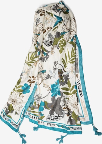 MayTree - Toalla de playa en azul: frente
