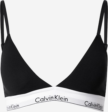 Triangolo Reggiseno di Calvin Klein Underwear in nero: frontale