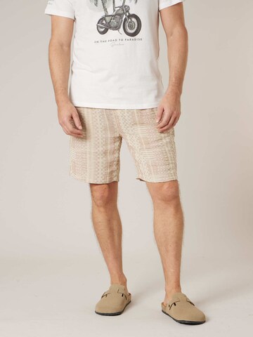 Deeluxe Regular Chino 'Padre' in Beige: voorkant