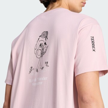 Maglia funzionale di ADIDAS TERREX in lilla